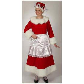 Halco Women's Regal Red Velvet Mrs. Claus Costume