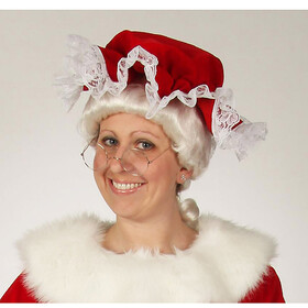 Halco AE7952 Regal Red Mrs. Claus Mop Hat