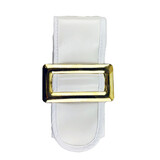 Halco AE9851 White Pixie Belt with Slide Buckle