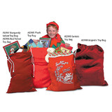 Halco AE996 Red Velvet Santa Toy Bag