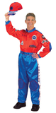 Aeromax Costumes AR-34 Racing Suit Adult Red Blue