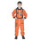 Aeromax Costumes AR52SM Kid's Orange Astronaut Suit Costume - Small