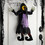 23 1/2" x 29 1/2" Hanging Animated Crashed Witch Halloween Decoration