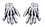 Morris Costumes BA-26 Glove Skeleton Hand Not Glow