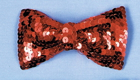 Morris Costumes BB-133RD Bow Tie Sequin Red