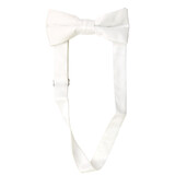 Morris Costumes BB-170WT Bow Tie Satin Band White