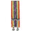 Morris Costumes BB-36 Suspenders Rainbow
