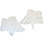 Morris Costumes BB411SM Adult's White Canvas Spats - Medium