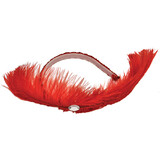Morris Costumes BC-25RD Dance Hall Headpiece Red