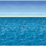 Beistle Co BG52027 Ocean And Sky Backdrop