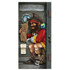 Beistle Co BG-57086 Pirate Restroom Door Cover