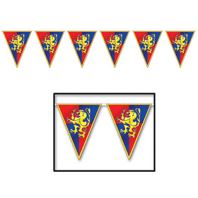 Morris Costumes BG57719 Medieval Pennant Banner