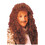 Morris Costumes CA115AU Auburn Extra Long Curly Wig