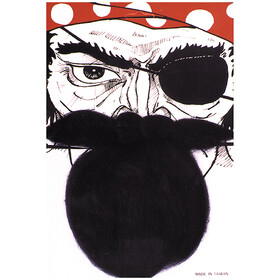 Morris Costumes Men's Nautical Pirate Beard