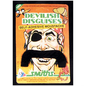 Morris Costumes CB58 Self Adhesive Pirate Mustache
