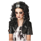 California Costumes CC70161BW Adult's Black & White Rocked Out Zombie Wig