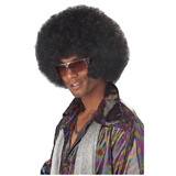 California Costumes CC70238BK Adult's Black Afro & Sideburns Wig