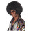 California Costumes CC70238BK Adult's Black Afro &amp; Sideburns Wig