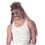 California Costumes CC70563BD Adult's Blonde Mississippi Mudflap Mullet Wig