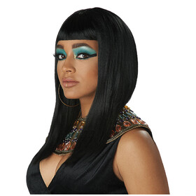 California Costumes CC70949 Adult's Black Angular Egyptian Cut Wig