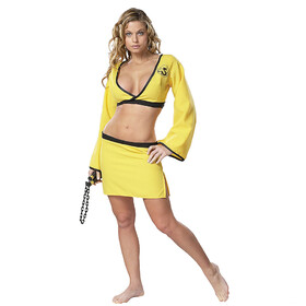 Cinema Secrets Women's Yellow Naughty Ninja Costume