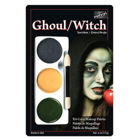 Morris Costumes DD-154 Tri Color Palette Ghoul Witch