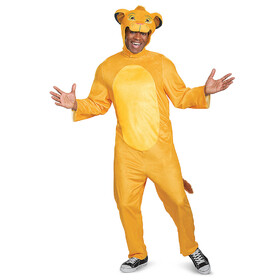 Disguise Adults Disney's Lion King Simba Jumpsuit Costume