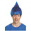 Morris Costumes DG11523DBU Adult's Dark Blue Wacky Wig