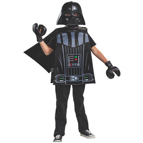 Disguise DG115359 Boy's Basic Star Wars Lego Darth Vader Costume