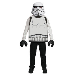 Morris Costumes DG115399 Boy's Stormtrooper LEGO Classic Costume