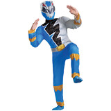 Disguise Boy's Blue Ranger Dino Fury Muscle Costume