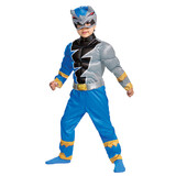 Disguise Toddler Muscle Dino Fury Blue Ranger Costume