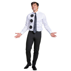Disguise DG118819 Adult The Office&#153; Standard Jim 3-Hole Punch Kit Costume Accessory