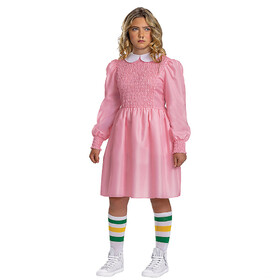 Disguise Kids Classic Stranger Things Eleven Pink Dress Costume