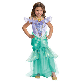 Disguise Kid's Prestige Little Mermaid Ariel Light/Sound Costume