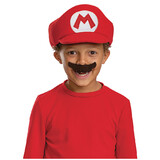 Disguise DG146339 Kid's Super Mario Bros.™ Elevated Mario Hat & Mustache Costume Accessory