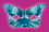 Disguise DG-15029 Butterfly Iridescent Eye Mask