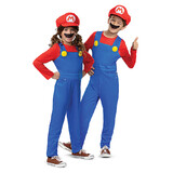 Disguise DG155449G Kids Classic Elevated Super Mario Bros™ Mario Costume - Large 10-12