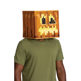 Disguise DG161939 Minecraft™ Anniversary Jack-O'-Lantern Block Head Mask