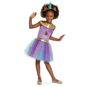 Disguise Girl's Classic Afro Unicorn&#174; Dress Costume