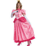 Disguise DG164589E Women's Elevated Super Mario Bros Princess Peach Costume