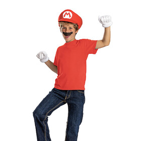 Disguise DG164599 Kids Super Mario Bros.&#153; Mario Elevated Accessory Kit