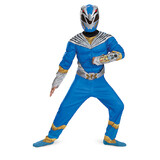 Disguise Kids Classic Power Rangers™ Cosmic Fury Blue Ranger Muscle Costume
