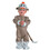 Disguise DG1769W Baby Sock Monkey Costume - 12-18 Months