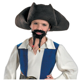 Disguise DG-18639 Pirate Hat Must Goatee Child
