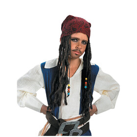 Disguise DG18768 Pirates of the Caribbean Captain Jack Sparrow Headband Hair