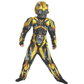 Disguise Kids' Muscle Transformers Bumblebee Costume