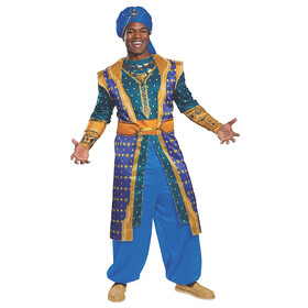 Morris Costumes Men's Deluxe Aladdin&#153; Live Action Genie Costume