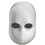 Disguise DG23927 Adult's Blank Black Eyes Doll Mask