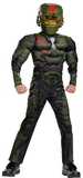 Morris Costumes Kid's Muscle Halo Wars Jerome Costume